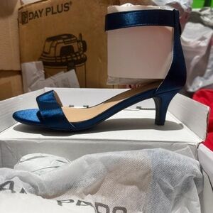 Elegant Blue Women's Heels